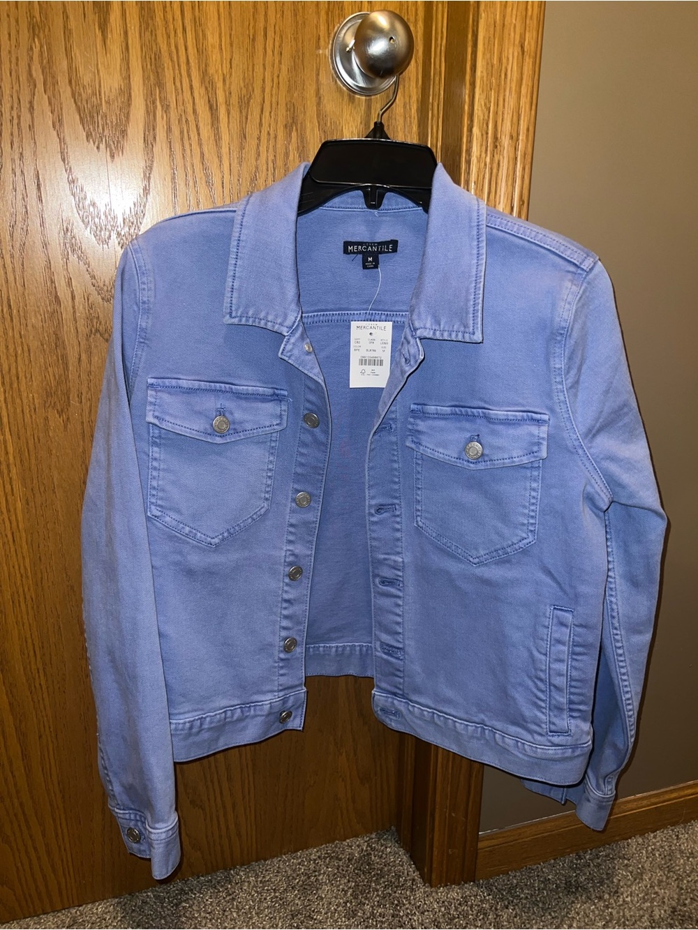 J.Crew Mercantile Blue Button-Up Jean Jacket